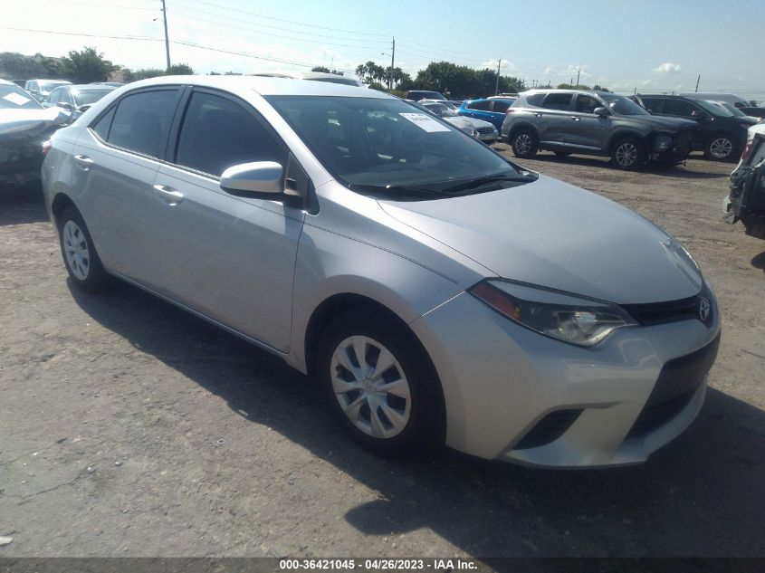 2015 TOYOTA COROLLA L/LE/S/S PLUS/LE PLUS - 2T1BURHE6FC348188