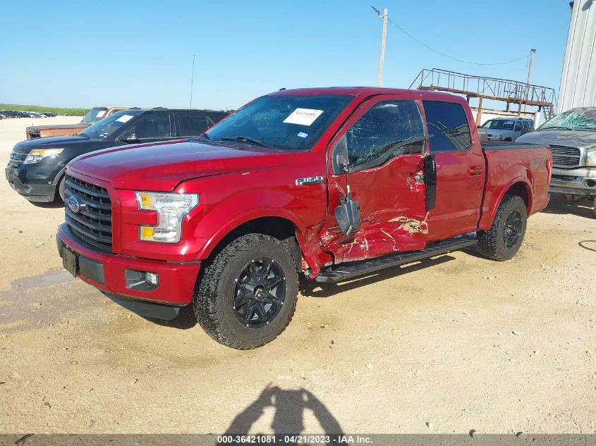 2016 FORD F-150 XL/LARIAT/XLT - 1FTEW1CP4GKF16329