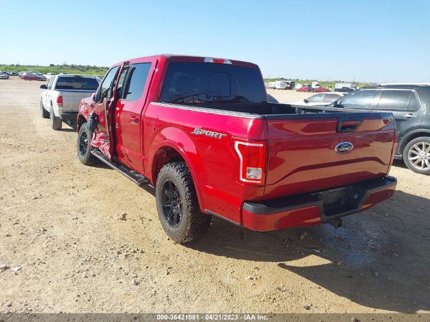 2016 FORD F-150 XL/LARIAT/XLT - 1FTEW1CP4GKF16329