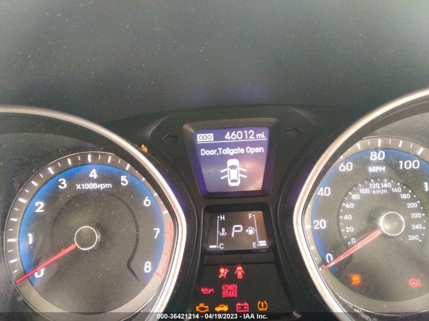 2013 HYUNDAI ELANTRA GT - KMHD35LEXDU094251
