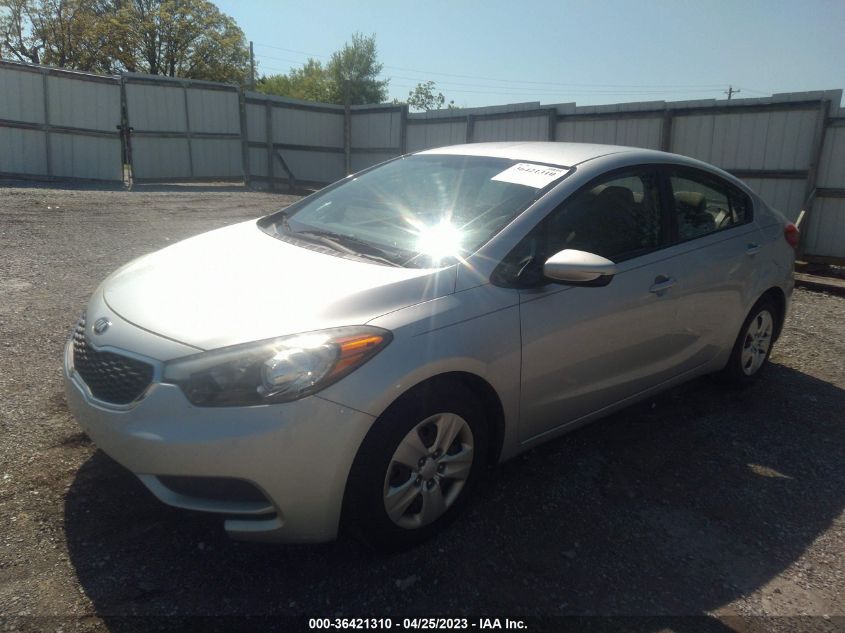 2016 KIA FORTE LX - KNAFK4A61G5532429