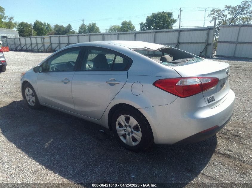 2016 KIA FORTE LX - KNAFK4A61G5532429