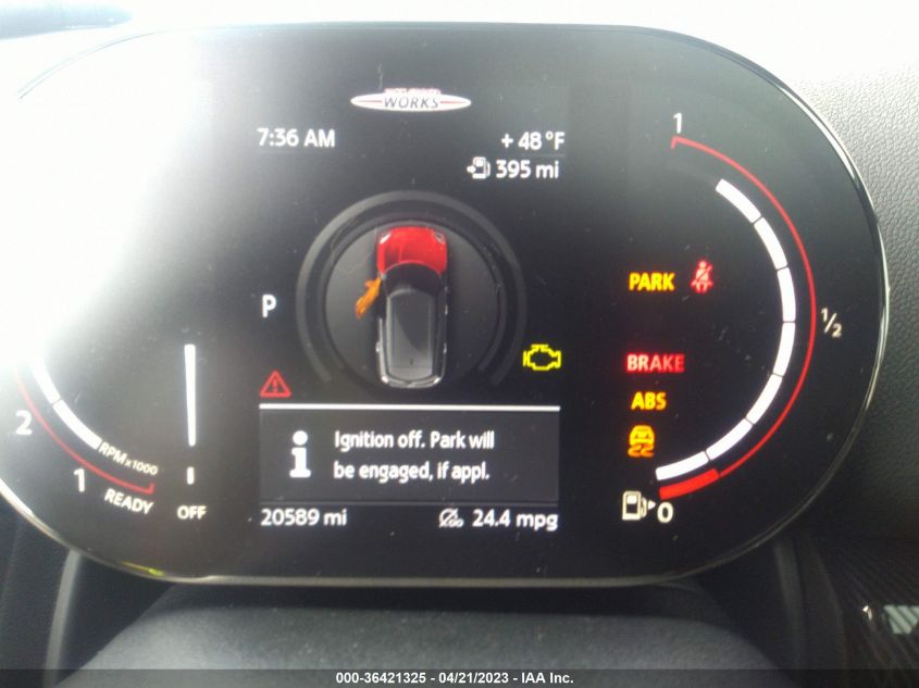 2021 MINI COUNTRYMAN JOHN COOPER WORKS - WMZ33BS01M3M62178
