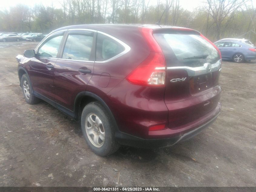 2015 HONDA CR-V LX - 5J6RM4H39FL074293