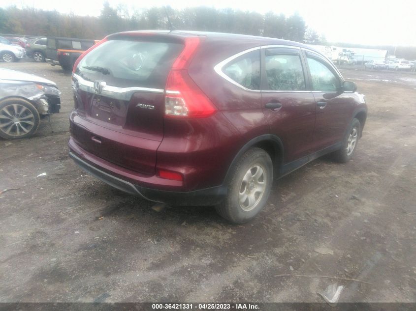 2015 HONDA CR-V LX - 5J6RM4H39FL074293