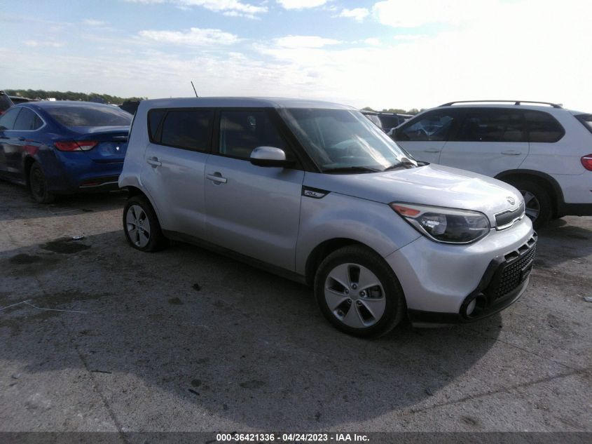 2016 KIA SOUL BASE - KNDJN2A26G7824796