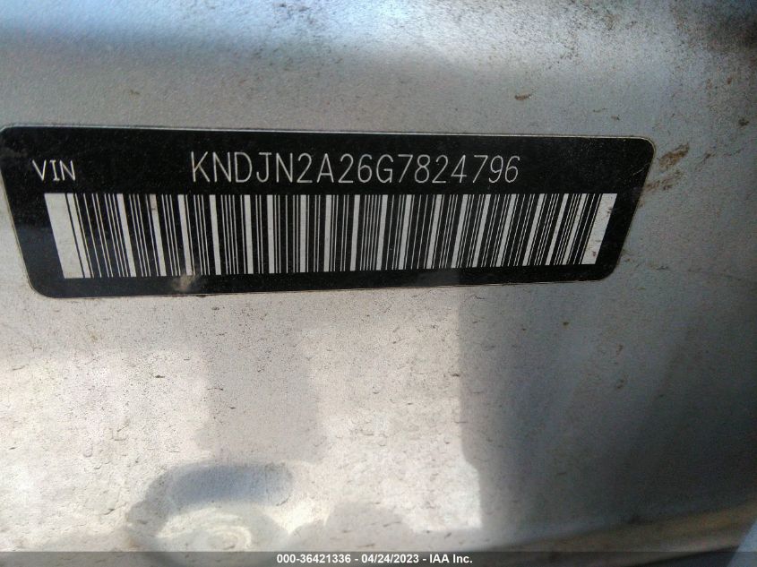 2016 KIA SOUL BASE - KNDJN2A26G7824796