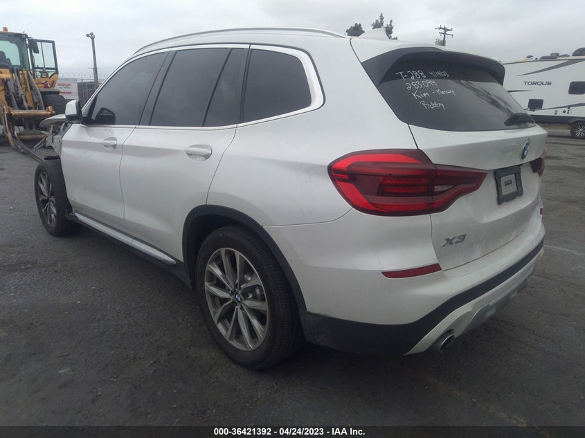 VIN 5UXTR7C59KLE93442 2019 BMW X3 SDRIVE30I
