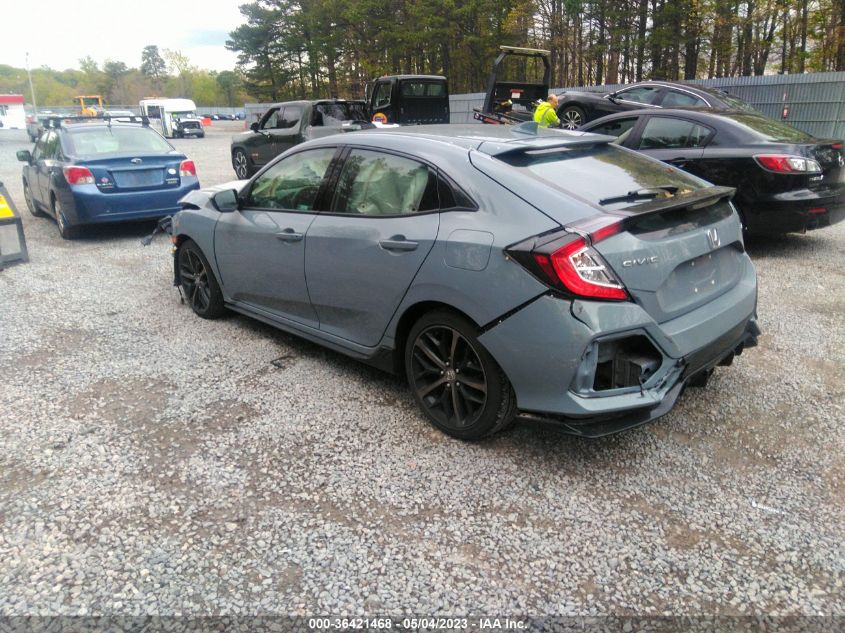 2021 HONDA CIVIC HATCHBACK SPORT - SHHFK7H46MU405631