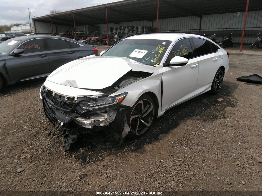 VIN 1HGCV1F37JA061753 2018 HONDA ACCORD SEDAN SPORT 1.5T