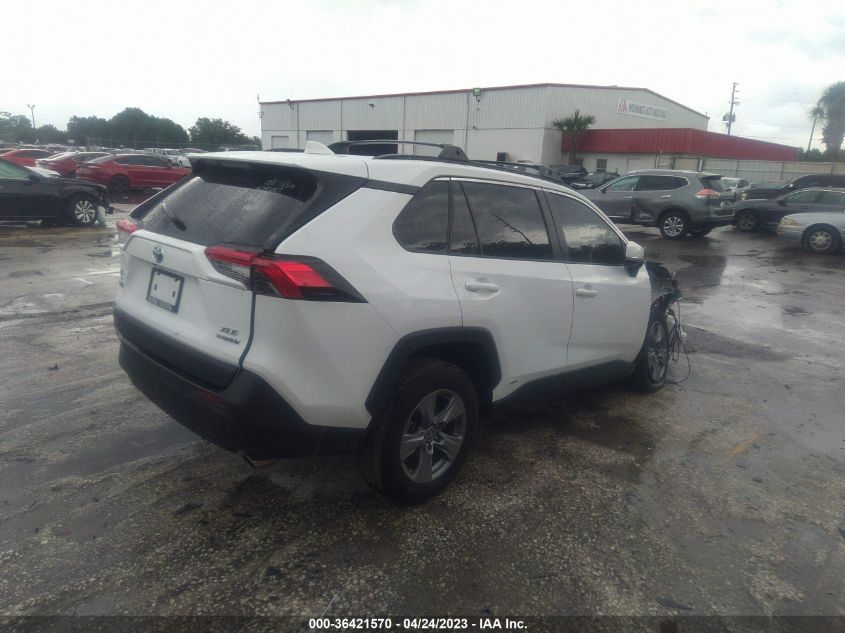 2022 TOYOTA RAV4 HYBRID XLE - 4T3RWRFV9NU057278