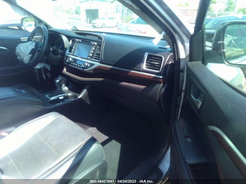 2015 TOYOTA HIGHLANDER LIMITED - 5TDDKRFH1FS166367