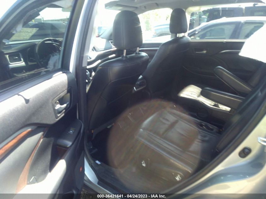 2015 TOYOTA HIGHLANDER LIMITED - 5TDDKRFH1FS166367