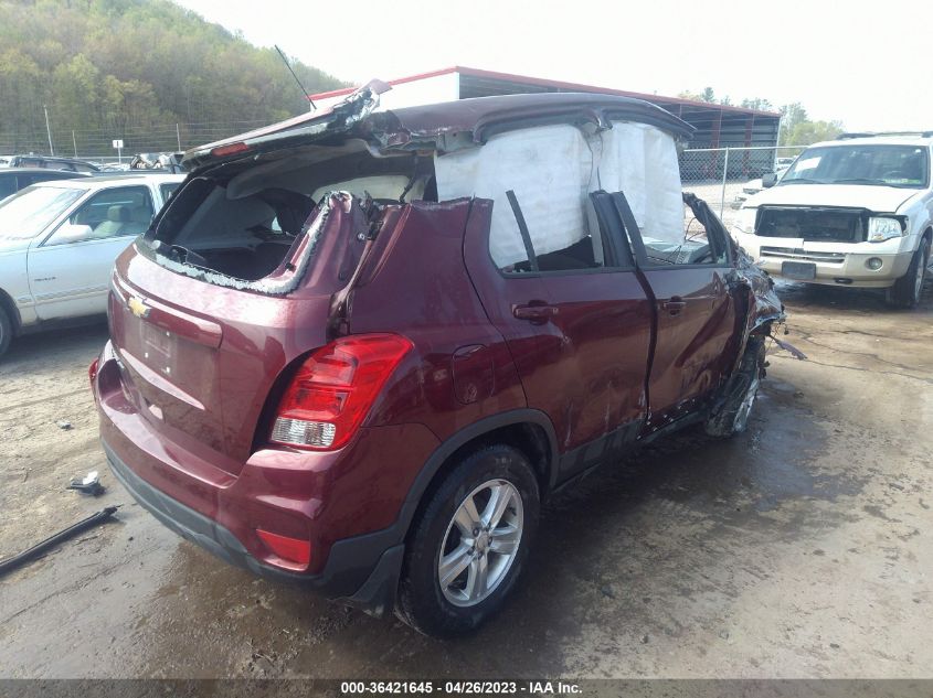 2017 CHEVROLET TRAX LS - 3GNCJNSB8HL275501