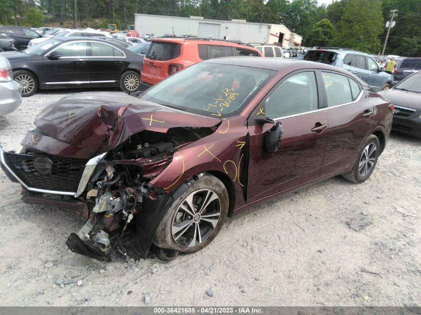 2022 NISSAN SENTRA SV - 3N1AB8CV6NY218089