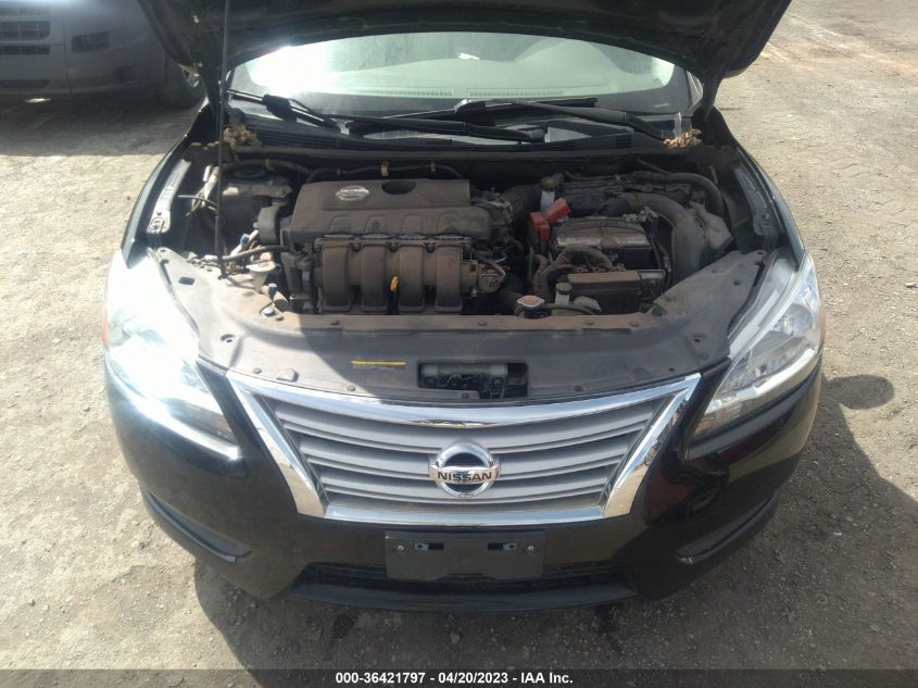 2013 NISSAN SENTRA S - 3N1AB7APXDL753730