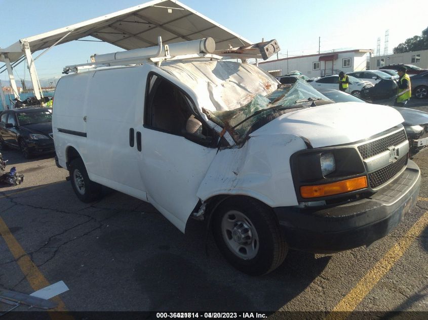 2013 CHEVROLET EXPRESS CARGO VAN - 1GCWGFCA4D1185392