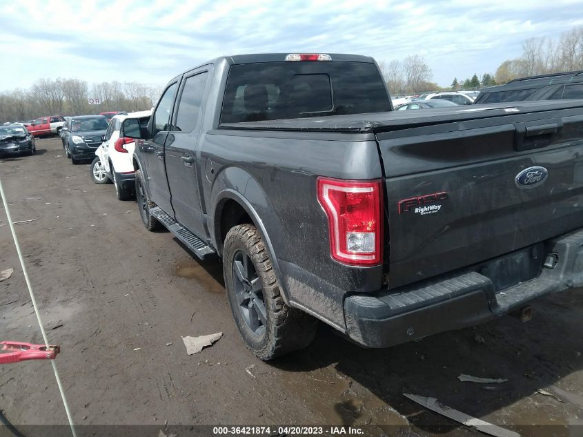 2017 FORD F-150 XL/XLT/LARIAT - 1FTEW1EP6HFB08681