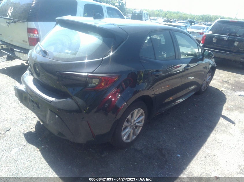 VIN JTND4MBE4P3201586 2023 TOYOTA COROLLA HATCHBACK SE