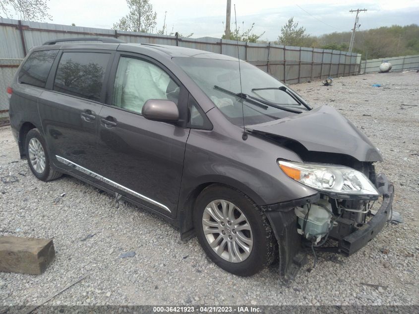 2014 TOYOTA SIENNA XLE/XLE AAS/LTD - 5TDYK3DC5ES520279