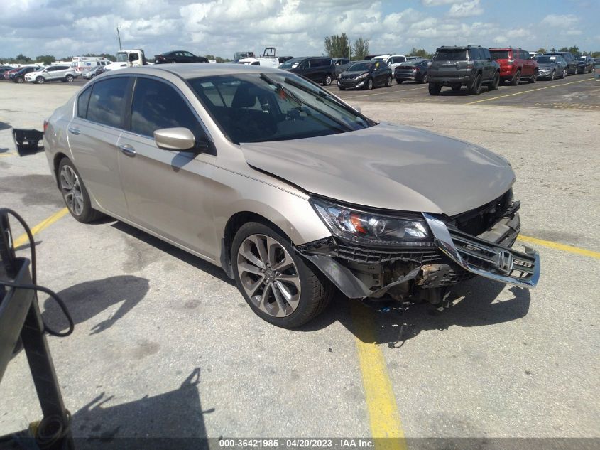 2014 HONDA ACCORD SEDAN SPORT - 1HGCR2F5XEA286976
