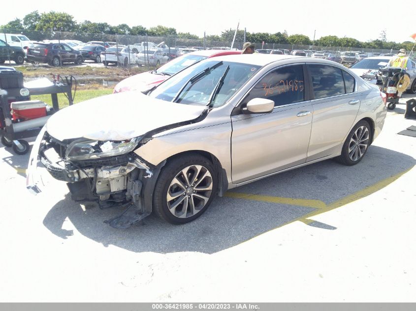 2014 HONDA ACCORD SEDAN SPORT - 1HGCR2F5XEA286976