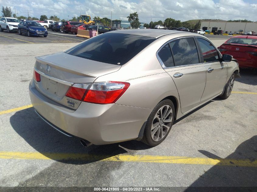 2014 HONDA ACCORD SEDAN SPORT - 1HGCR2F5XEA286976
