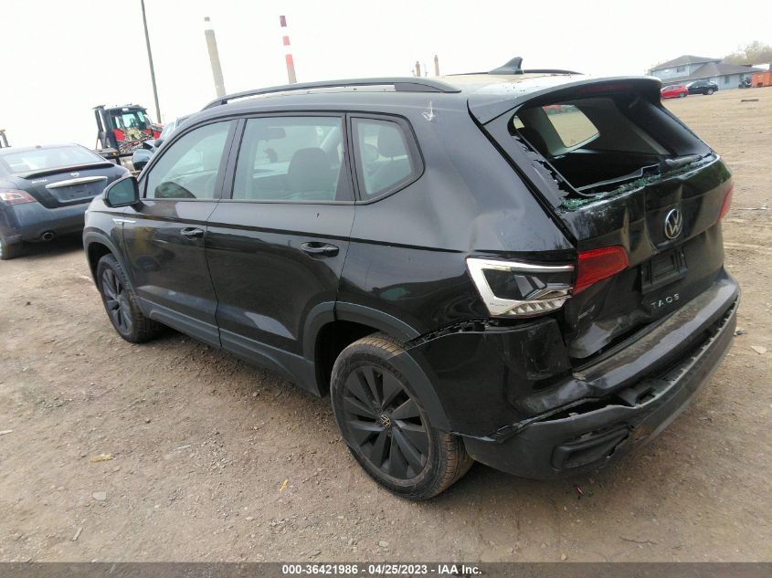 2022 VOLKSWAGEN TAOS S - 3VVDX7B25NM036230