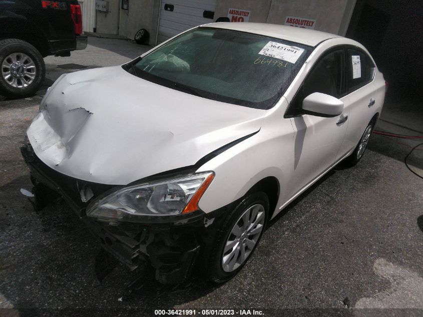 2014 NISSAN SENTRA SV - 3N1AB7AP4EL664981