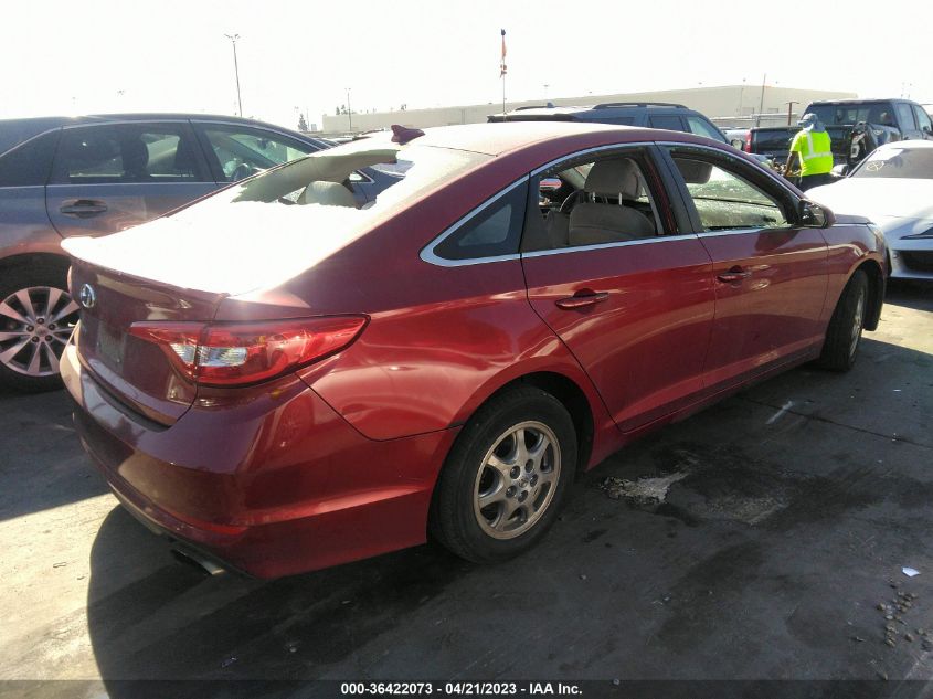 2016 HYUNDAI SONATA 2.4L SE - 5NPE24AF5GH384638