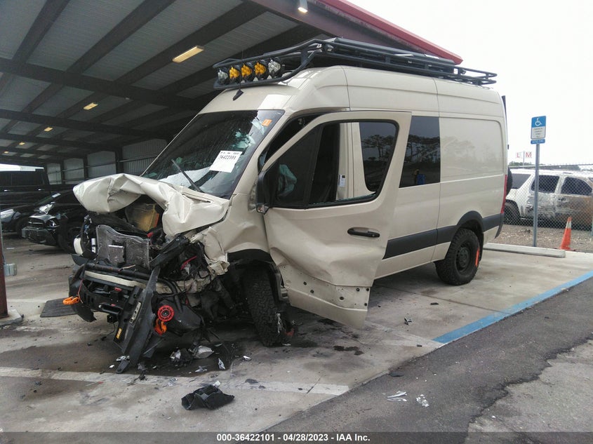 VIN W1W4EBVY3MT076236 2021 MERCEDES-BENZ SPRINTER CREW VAN
