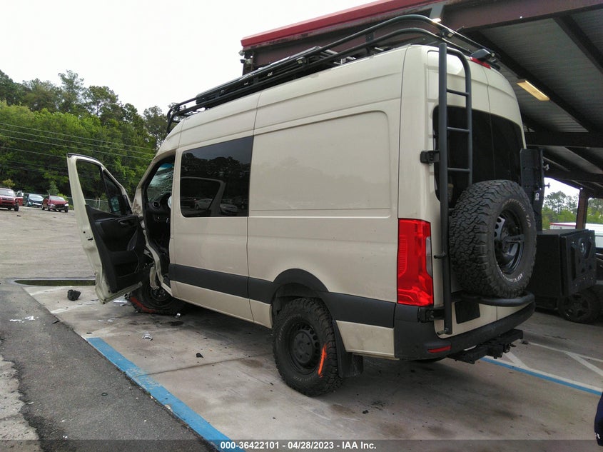 VIN W1W4EBVY3MT076236 2021 MERCEDES-BENZ SPRINTER CREW VAN