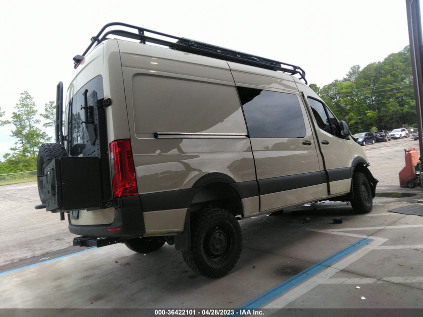 VIN W1W4EBVY3MT076236 2021 MERCEDES-BENZ SPRINTER CREW VAN