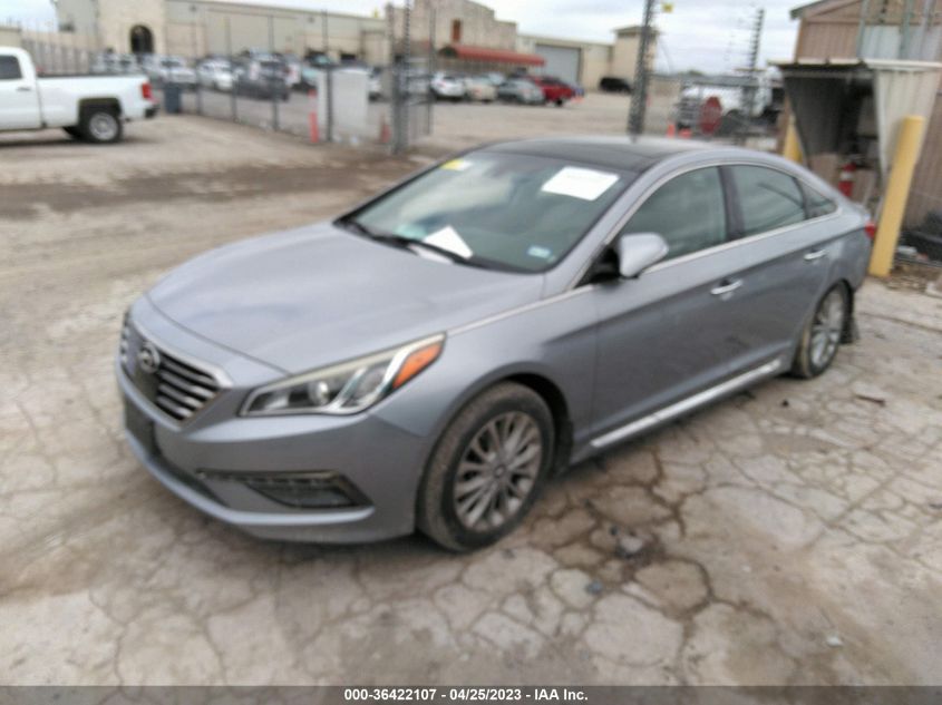 2015 HYUNDAI SONATA 2.4L LIMITED - 5NPE34AF0FH176047