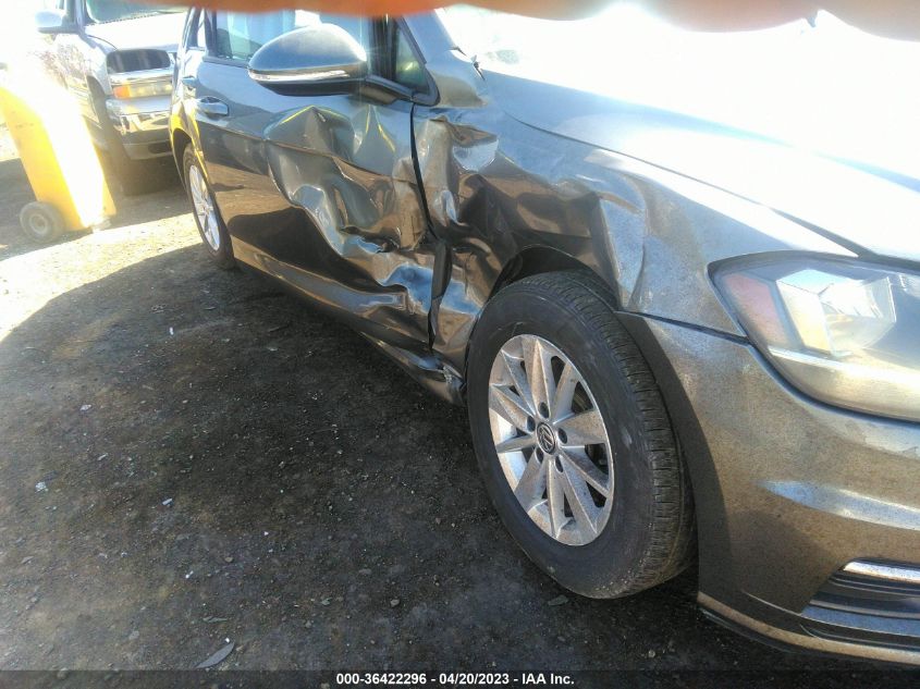2018 VOLKSWAGEN GOLF S/SE - 3VWG17AU6JM284283