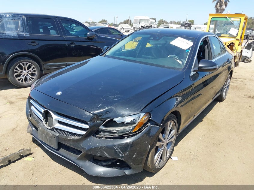 VIN 55SWF4JB2HU197426 2017 MERCEDES-BENZ C-CLASS C 300