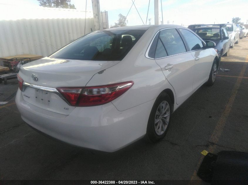 2016 TOYOTA CAMRY XLE/SE/LE/XSE - 4T4BF1FK5GR551096
