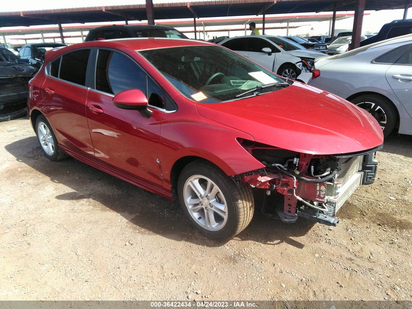 VIN 3G1BE6SM5JS586100 2018 CHEVROLET CRUZE LT