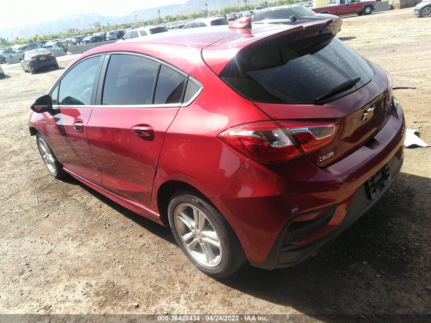 VIN 3G1BE6SM5JS586100 2018 CHEVROLET CRUZE LT
