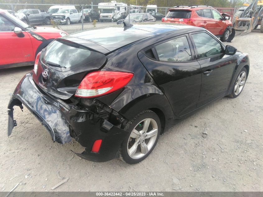 2014 HYUNDAI VELOSTER - KMHTC6AD4EU182919