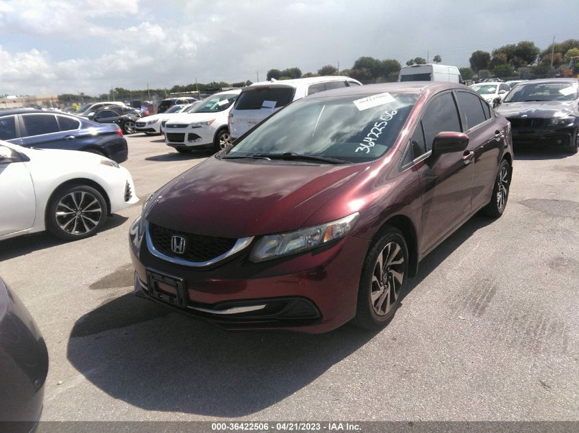2015 HONDA CIVIC SEDAN LX - 19XFB2F57FE071277