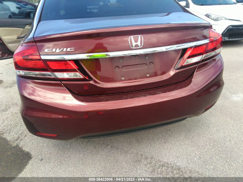 2015 HONDA CIVIC SEDAN LX - 19XFB2F57FE071277