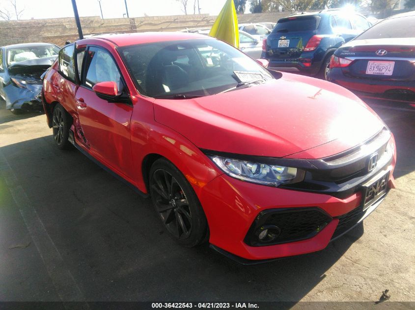 2019 HONDA CIVIC HATCHBACK SPORT - SHHFK7H42KU409947