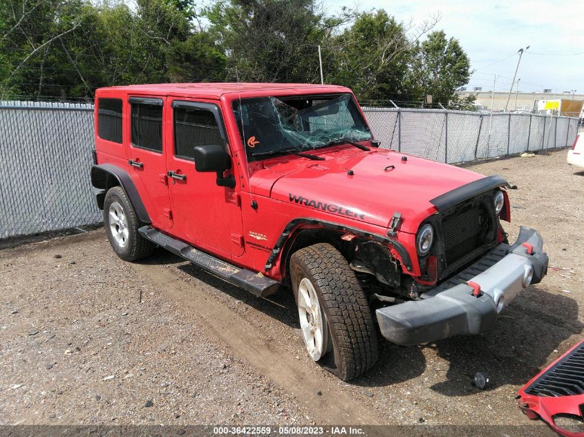 2015 JEEP WRANGLER UNLIMITED SAHARA - 1C4BJWEG3FL556292