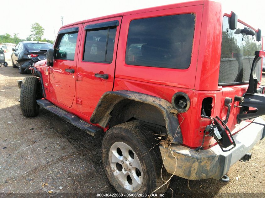 2015 JEEP WRANGLER UNLIMITED SAHARA - 1C4BJWEG3FL556292