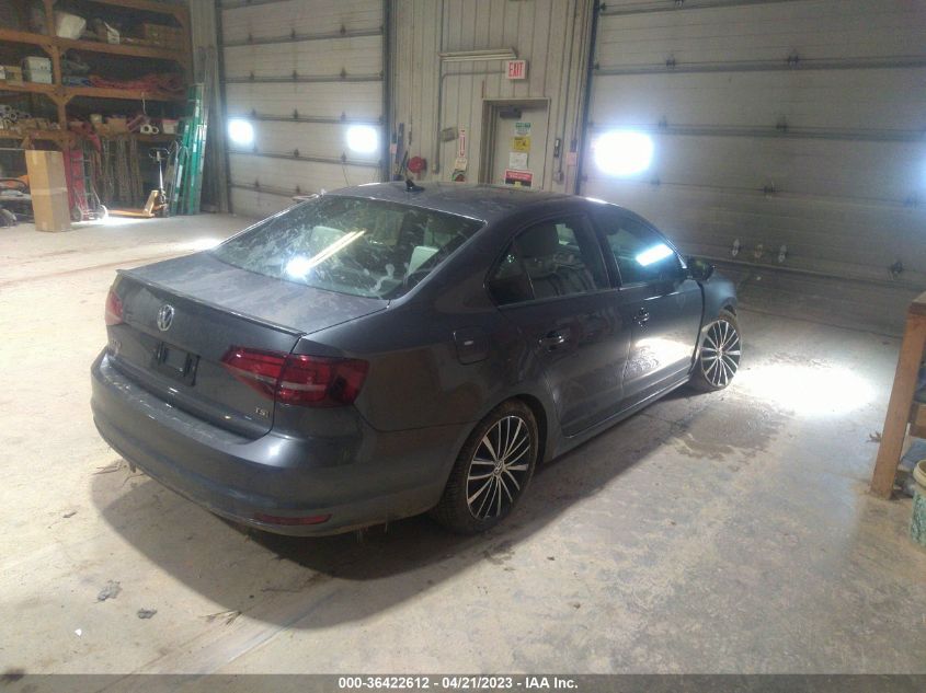 2016 VOLKSWAGEN JETTA SEDAN 1.8T SPORT - 3VWD17AJ5GM419674