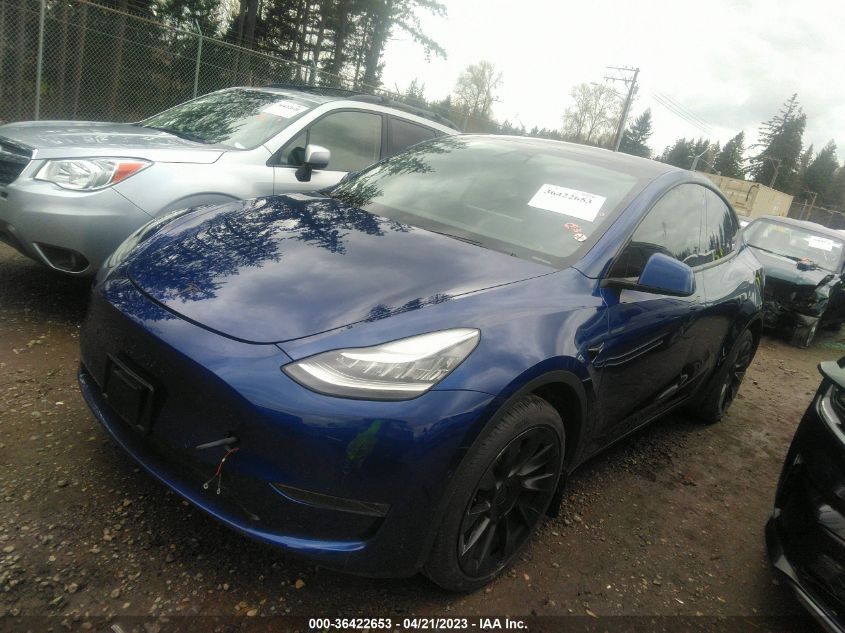 2020 TESLA MODEL Y LONG RANGE - 5YJYGDEF0LF003263