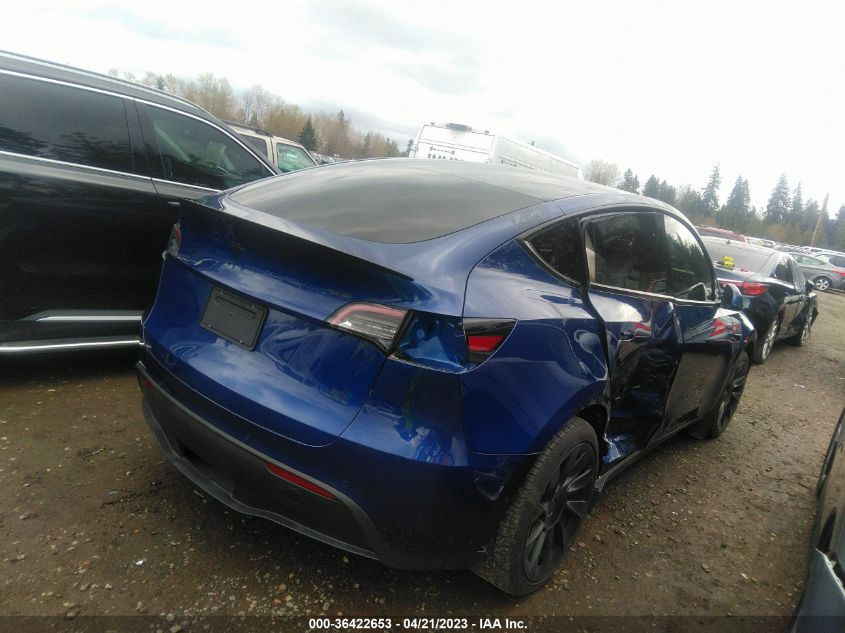 2020 TESLA MODEL Y LONG RANGE - 5YJYGDEF0LF003263