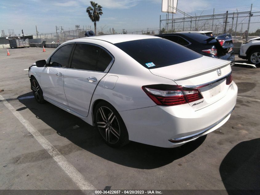 2016 HONDA ACCORD SEDAN SPORT - 1HGCR2F58GA057036