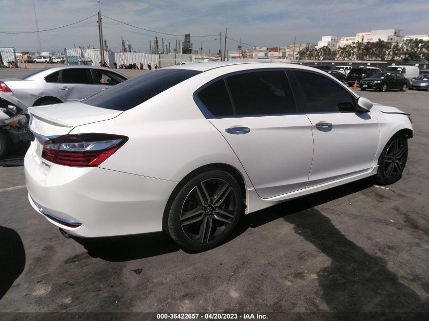 2016 HONDA ACCORD SEDAN SPORT - 1HGCR2F58GA057036